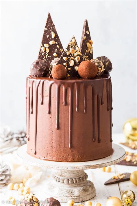 Luxurious Vegan Chocolate Truffle Cake - The Loopy Whisk