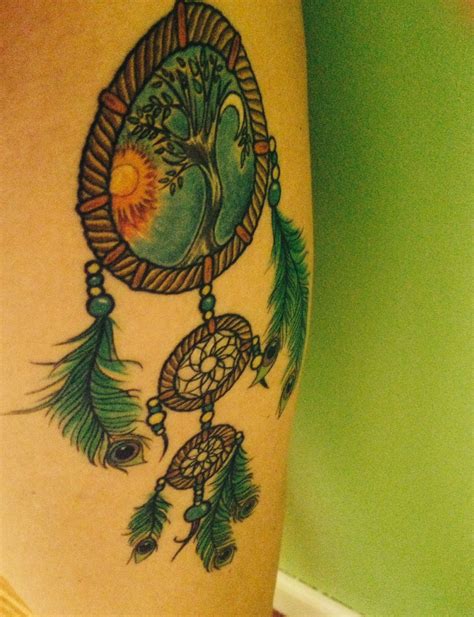 Dreamcatcher tattoo with tree of life inside Dreamcatcher Tattoo, Tattoo Inspiration, Dream ...