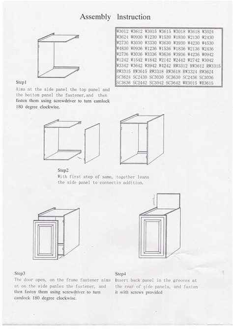 RTA Kitchen Cabinets - Assembly