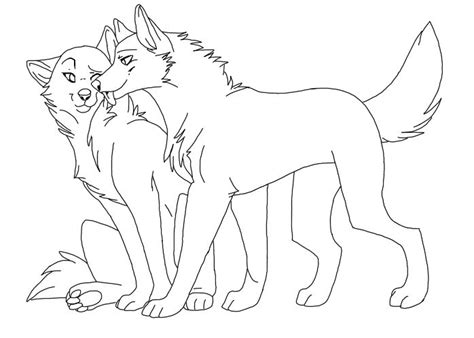 Wolf Couple by elskerdegdaniel on DeviantArt