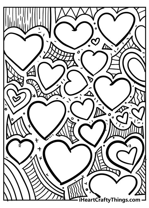 Heart Coloring Pages - Unique Designs To Color (2021)