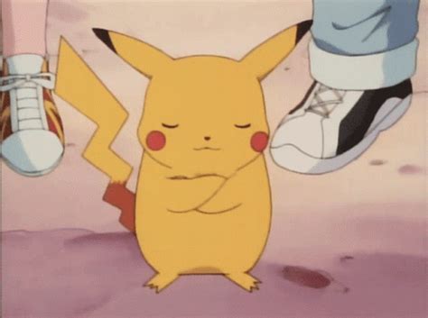 Nodding Crossed Arms GIF - Nodding Crossed Arms Pikachu - Discover & Share GIFs Pokemon Gif ...