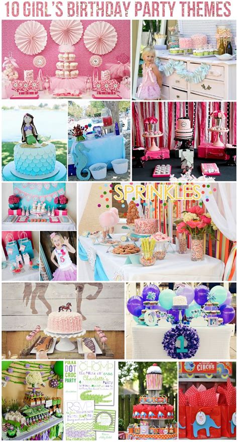 Top 10 Girl's Birthday Party Themes! | Girls birthday party themes, Party themes, Girls birthday ...