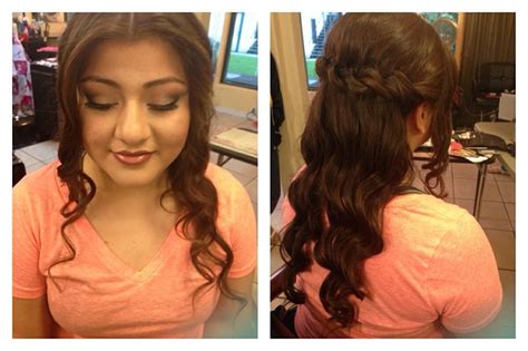 Makeup & Rope braid with curls | Braids with curls, Long hair styles, Hair