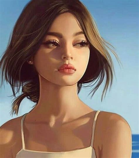 She looks so beautiful..😊^_^💖😍#followme on inst noonayoussef13 | Digital portrait art, Anime art ...