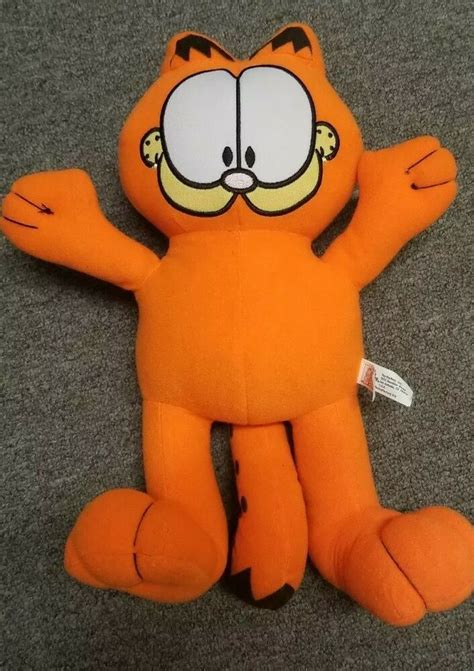 Preowned 12" Garfield From Garfield & Odie Plush Toy Factory, LLC. # ...