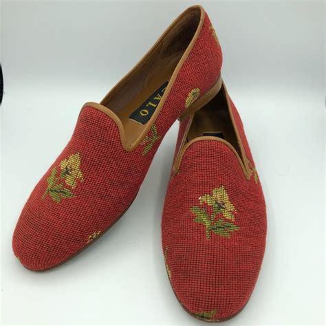 Zalo | Shoes | Zalo Vintage Needlepoint Floral Shoes | Poshmark