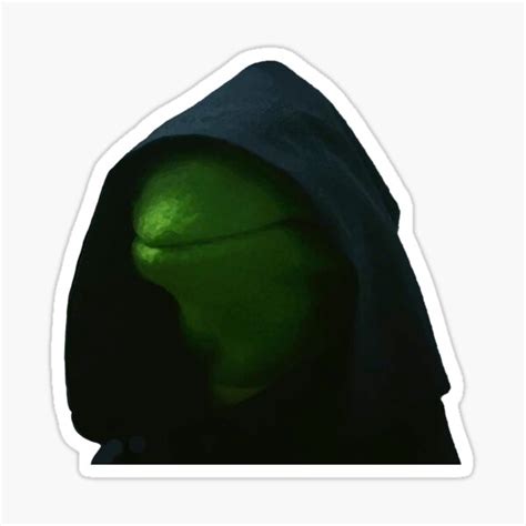 "Evil Kermit Meme 2" Sticker for Sale by Benthatguy123 | Redbubble