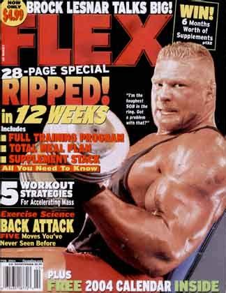 Brock Lesnar, February 2004 | Brock lesnar, Workout, Training programs