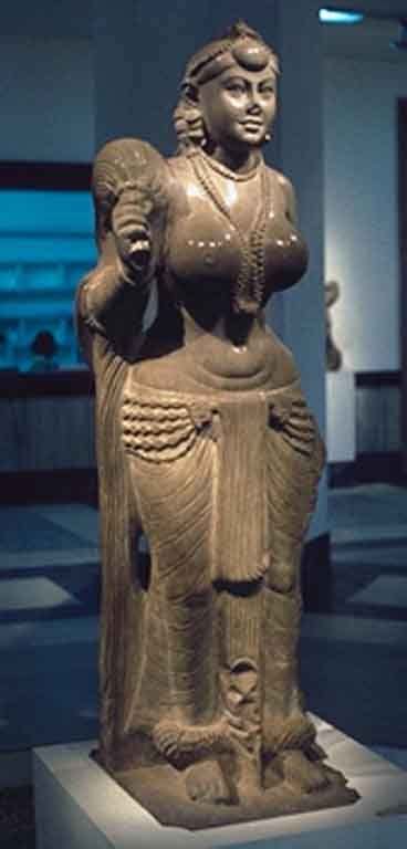 MAURYAN DYNASTY Anonymous (321 BCE - 185 BCE) Yakshi Holding a Fly ...