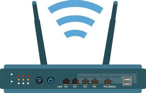 Technology Clipart-router communication device for computers clipart