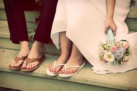 Anna & Yuhsuke | Wedding flip flops, Sandals heels, Beautiful couple