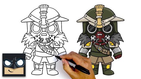 How To Draw Bloodhound | Apex Legends - YouTube