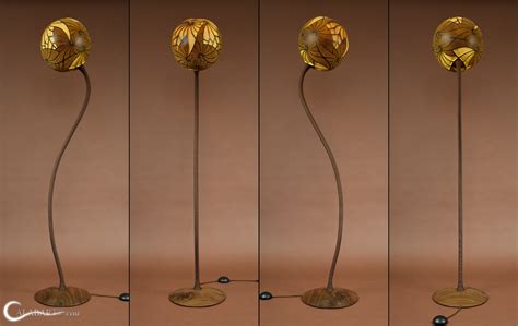 Floor lamp III Ammonitis | More: www.calabarte.com/handcraft… | Flickr