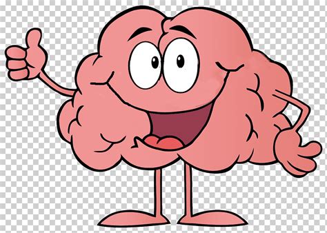 Ilustración de cerebro rosa, cerebro de dibujos animados, cerebro, amor, historietas, niño png ...