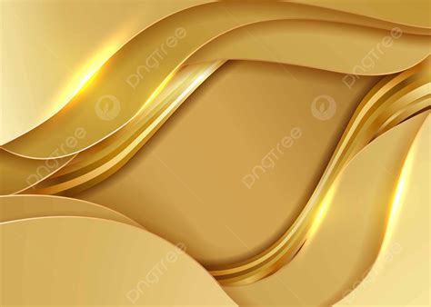 Gold Line Gold Wavy Gold Curve Background, Wallpaper, Golden Thread ...