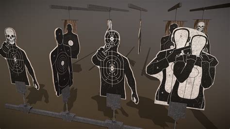 Shooting Targets Pack - 3D model by ANRUVAL_3D_MODELS [5a1a140] - Sketchfab