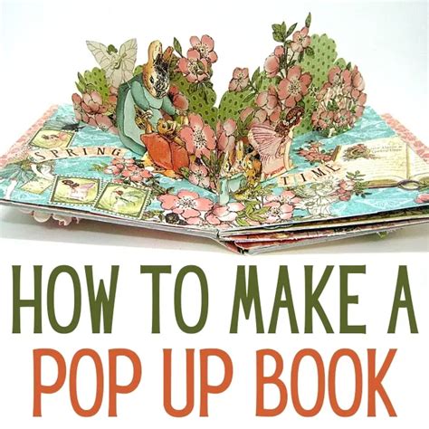 How to make a pop up book without any special skills