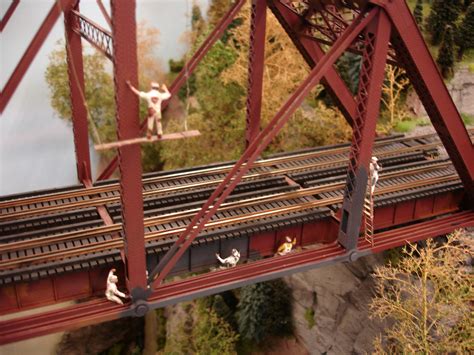 HO scale Bridge being Painted. Found in Ohio, 2014 | Ho trains, Model ...