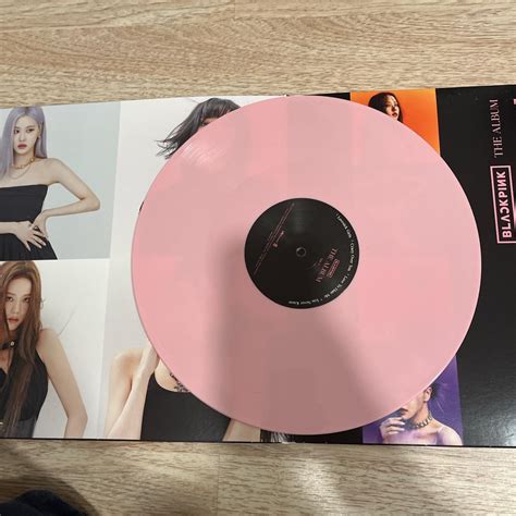 Black pink “the album” pink vinyl - Depop