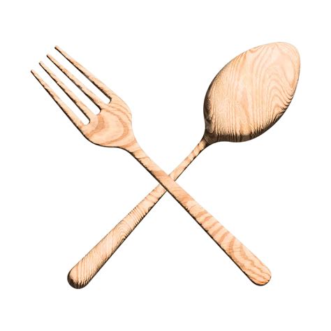 Wooden Spoon Fork Kitchen Utensil Vector, Spoon Fork, Kitchen Utensil ...