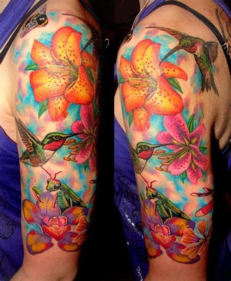 30+ Flower Sleeve Tattoos | Sleeve tattoos for women, Half sleeve tattoo, Tattoos for women half ...