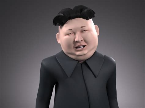 Kim Jong-Un (cartoon) 3D Model by SQUIR