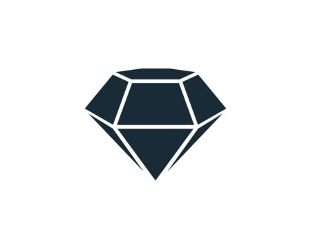 Diamond Logo Template Vector Icon Illustration Element Logo Gem Vector ...