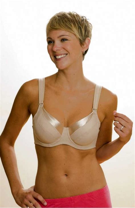 La Leche League Satin Trim Underwire Nursing Bra