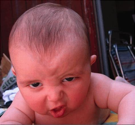 Angry Baby Face Meme