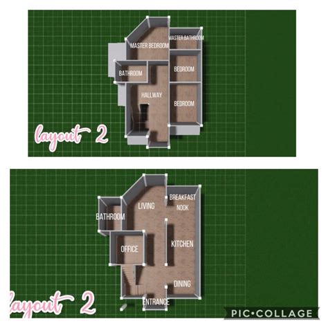 two floor plans showing the different rooms in each apartment, and how ...