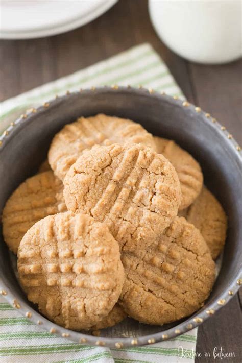 3 Ingredient Peanut Butter Cookies