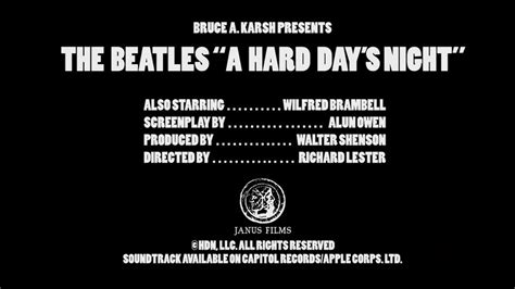 A HARD DAY'S NIGHT Trailer - The Criterion Channel