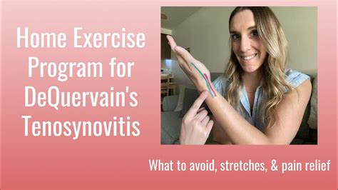 Home Exercises for DeQuervain’s Tenosynovitis - YouTube