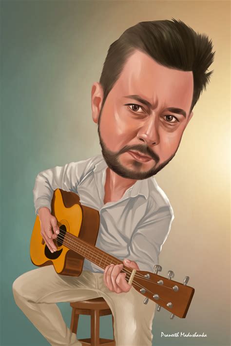 You will get an artistic and unique hand-drawn digital caricature portrait drawn from your ...