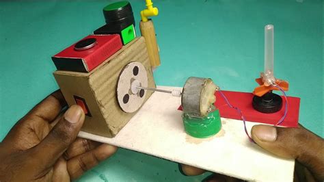 Mini Model Of Electric Generator - A Simple science project That You Can Made It Home!! - YouTube