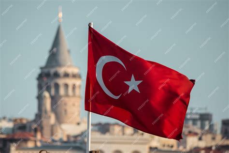 Premium Photo | The national Turkey flag