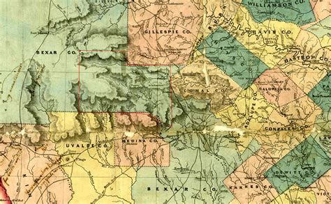 Early Maps of Kerr County | Out My Kitchen Window