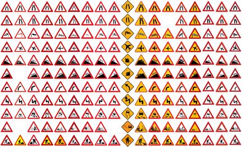 A comparison of European road signs (from Wikipedia, via @shashashasha ...