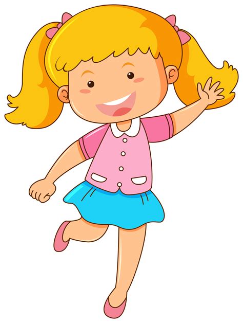 Little Girl Cartoon Clip Art