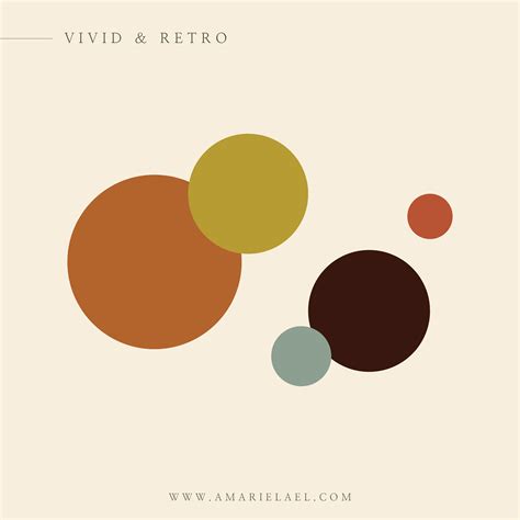 Color palette inspiration. Amarie Lael Design. Design ideas and inspiration. Retro, bold ...