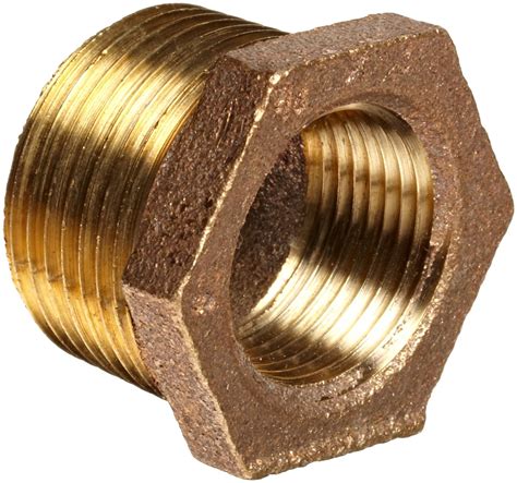 Anderson Metals Brass Threaded Pipe Fitting, Hex Bushing, 3/4" Male x 1/4" Female : Amazon.ca ...