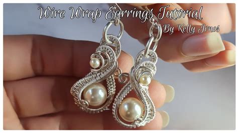 Wire Wrap Earrings Tutorial. A Re-make of my first video. - YouTube