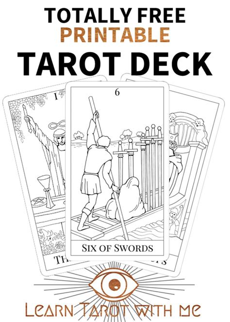 Printable Tarot Deck ~ | The Witches' Circle Amino | Printable Tarot Card Deck - Best FREE Printable