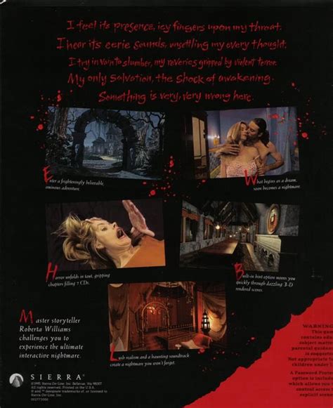 Roberta Williams' Phantasmagoria (Game) - Giant Bomb | Survival horror game, Good old games ...