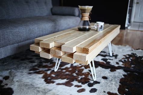 DIY Wooden Coffee Table - A Beautiful Mess