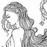 Beautiful Woman Coloring Pages At GetColoringscom  Free Printable sketch template