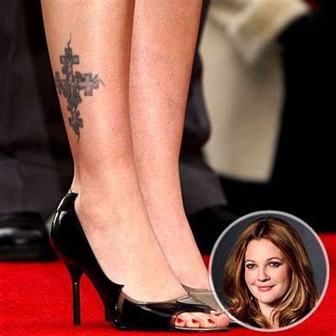 Drew Barrymore Tattoos Photo List Of Drew Barrymore Tattoo Styles regarding Drew Barrymore ...