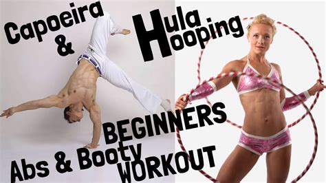 Abs and Booty Workout at Home: Beginner Hula Hoop & Capoeira Fitness (2020) - YouTube