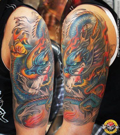 Blue dragon tattoo by bengkel168 on DeviantArt | Blue dragon tattoo ...